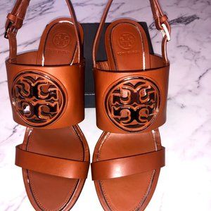 Tory Burch Metal Miller Wedge